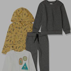 💥3/$30💥 NWOT Boys Long-Sleeve Outfit Set, Pack of 4.
